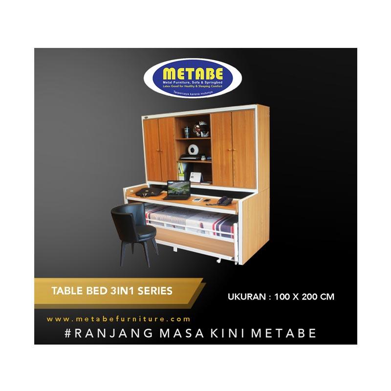 Jual Metabe Furniture Type 3 In 1 Table Bed Online Mei 2020 Blibli Com