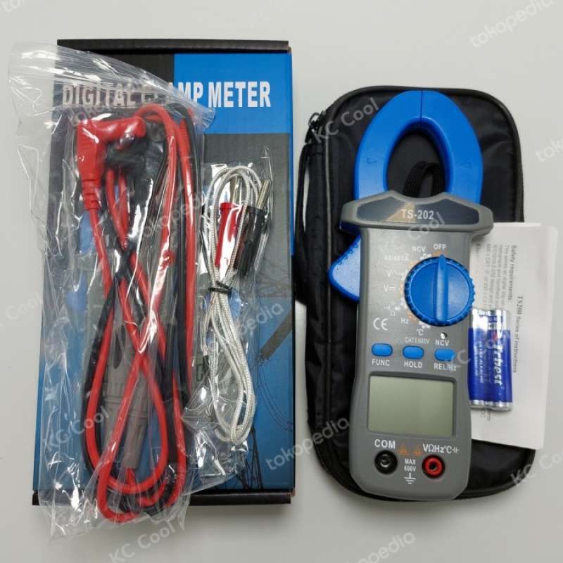Promo Gratis Ongkir Digital Clamp Meter Ts 202 Tang Ampere ...