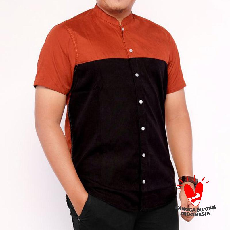 Jual Dgm Fashion Polos Kombinasi Tribal Kemeja Pria 6041 Online April 2021 Blibli