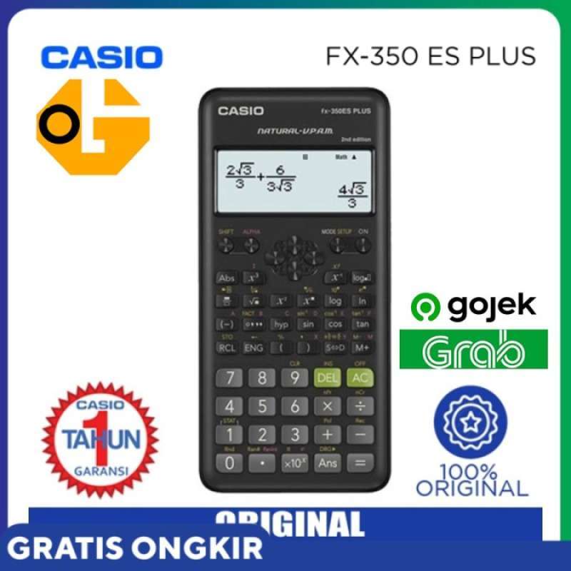 Promo Kalkular Casio Fx 350 Es Plus Scientific Calculator Diskon 11 Di Seller Aurellia Store Cengkareng Timur Kota Jakarta Barat Blibli