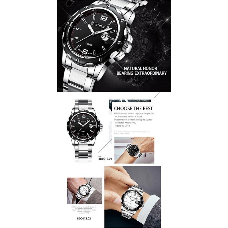 Jual Biden Stainless Steel Luxury Jam Tangan Pria Original Waterproof Online September 2020 Blibli Com