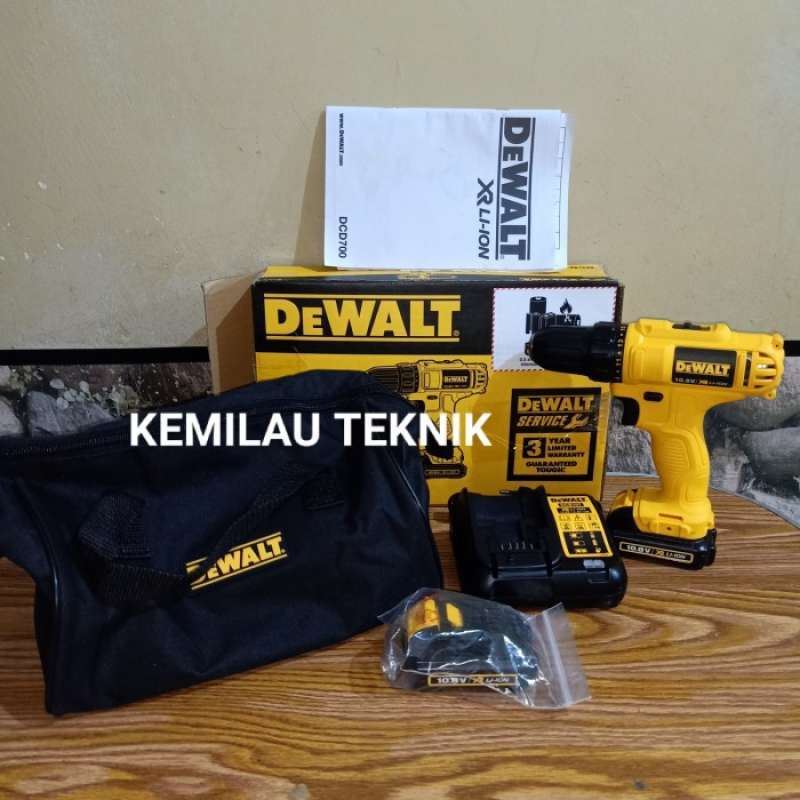 Mesin Bor Drill Driver Dewalt Dcd700C2 