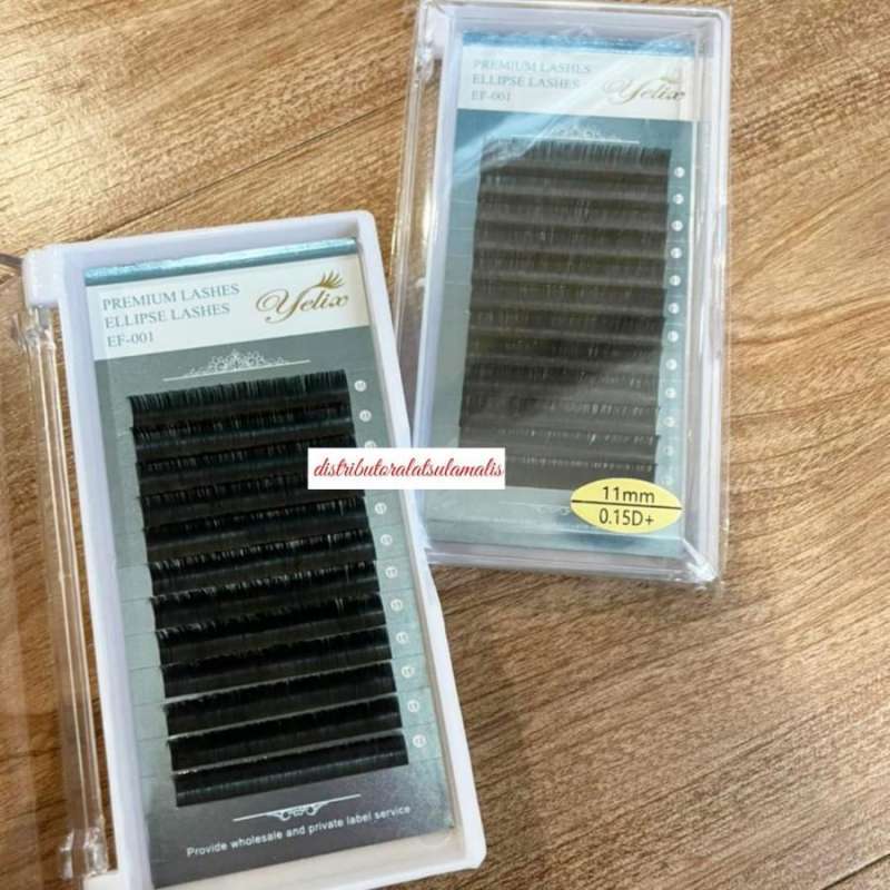 Jual NEW PREMIUM ELLIPSE YELIX EYELASH EXTENSION - 0.20D+ ...