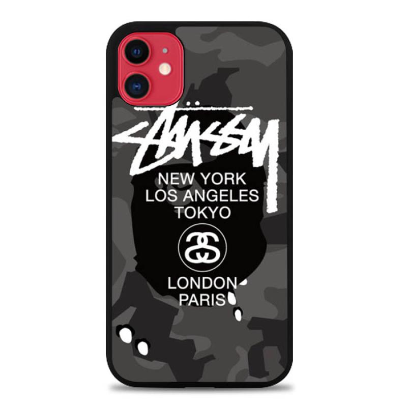 Jual Hardcase Premium Custom Iphone 11 A Bathing Ape X Stussy