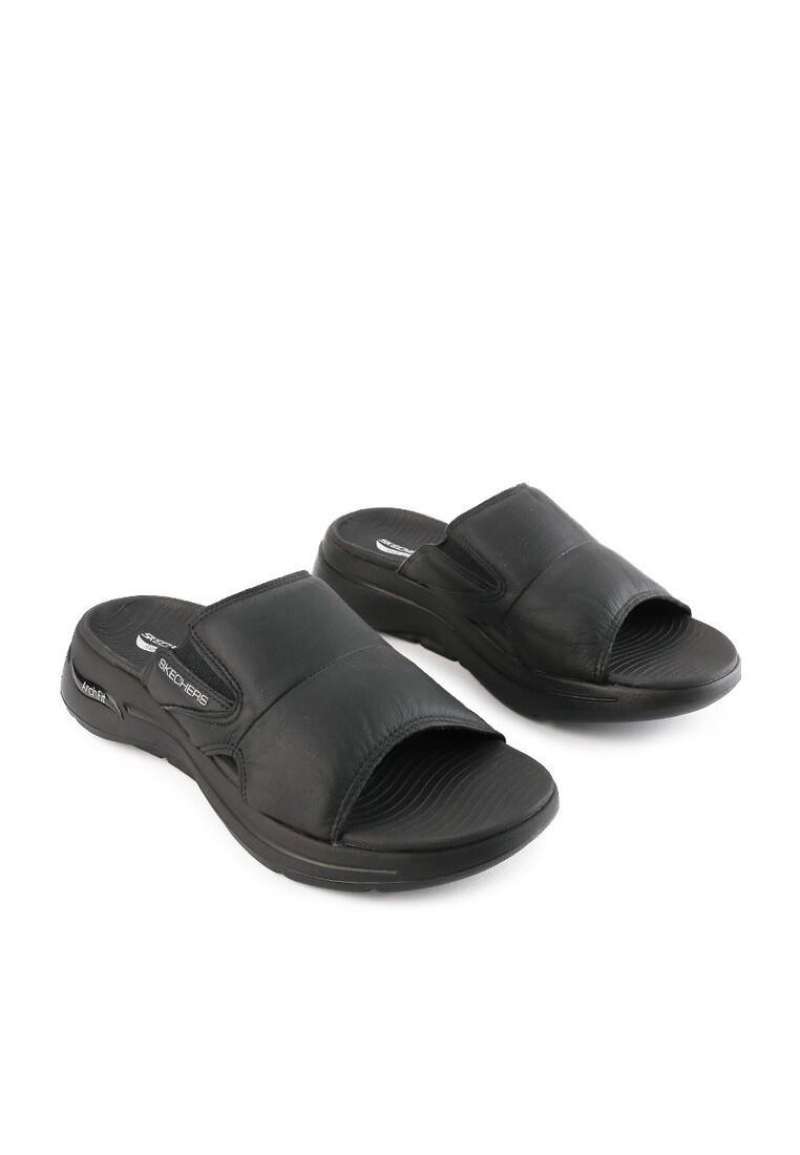 Jual Sandal Pria Terbaru Skechers Original Slide Go Walk Arch Fit
