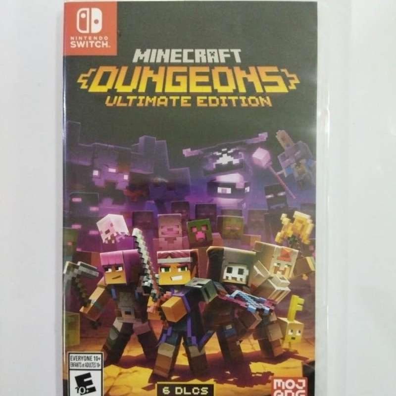 minecraft dungeons switch cartridge