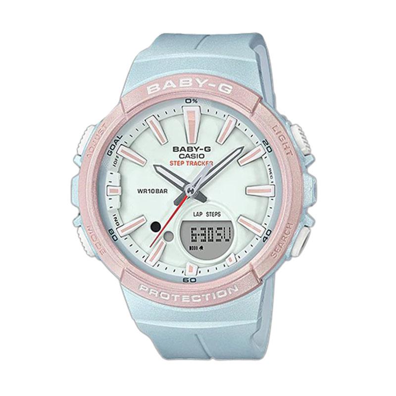 Jual Casio Baby G Bgs 100sc 2adr Step Tracker Ladies Digital Analog Dial Light Blue Resin Strap Machtwatch Murah September 2020 Blibli Com