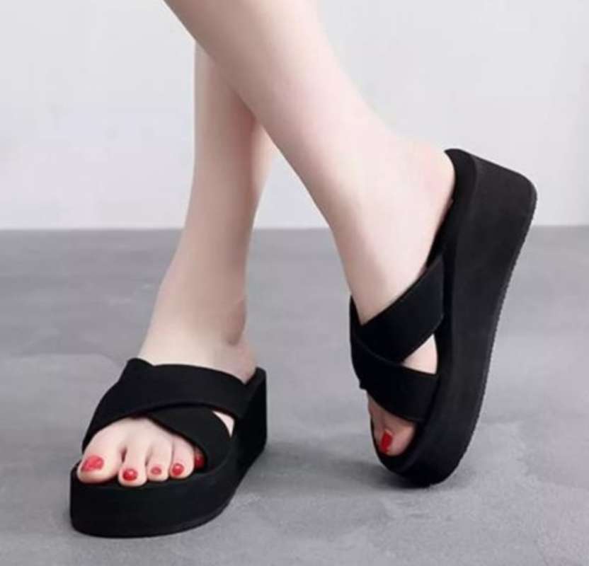 Sandal hotsell wedges terbaru