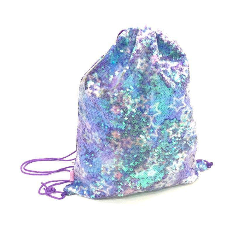 Jual Faye Korean F9099 Sequin Manik Fashion Backpack Justice Alike