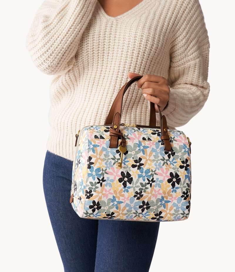 Jual Tas Wanita Fossil Rachel Satchel Flower ZB7314729 di