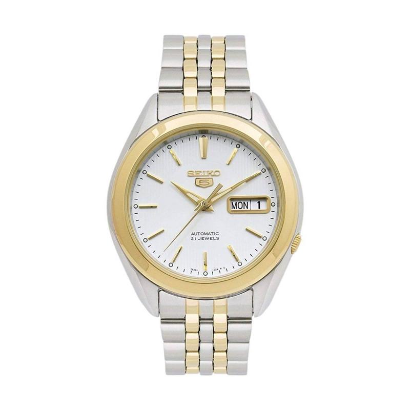 Jam tangan seiko automatic 21 deals jewels