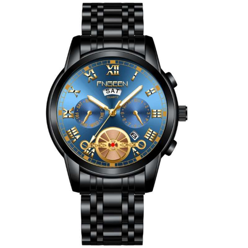 Jual Fngeen 4001 Jam Tangan Pria Luxury Stainless Steel Quartz Original Tahan Air Watch Kotak Gratis Silver Gold black f3 Di Seller Watch Center Linggajaya Kota Tasikmalaya Blibli