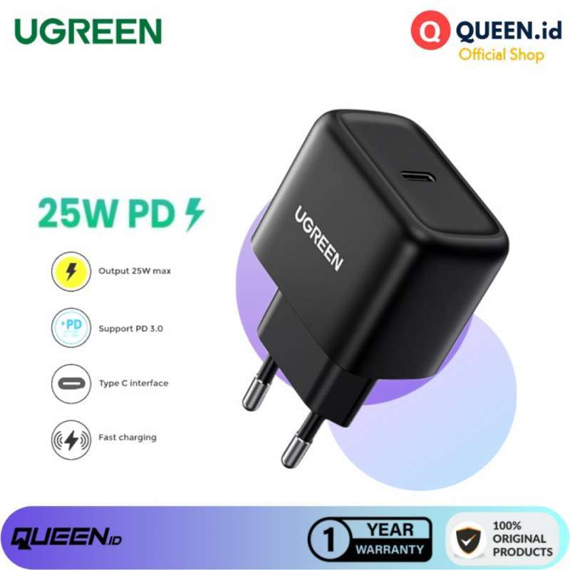 Jual UGREEN Charger Adaptor USB TYPE C 25W PD Super Fast Charging