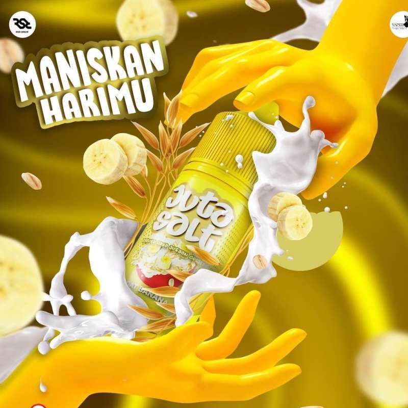 Juta Salt Oat Banana 30ml Rasa Oat Banana Milk