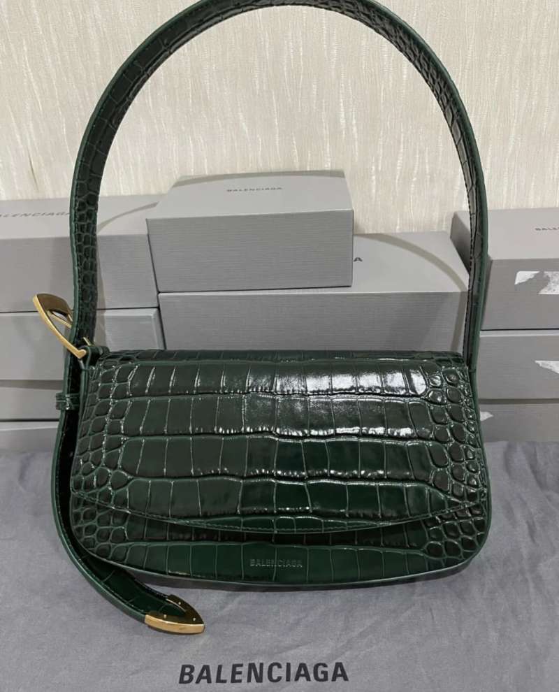Jual Balenciaga ghost sling croco embossed original leather di