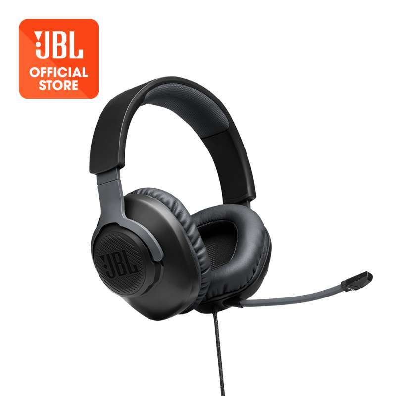 JBL Quantum 100 Wired Over-Ear Gaming Headset with Detachable Mic