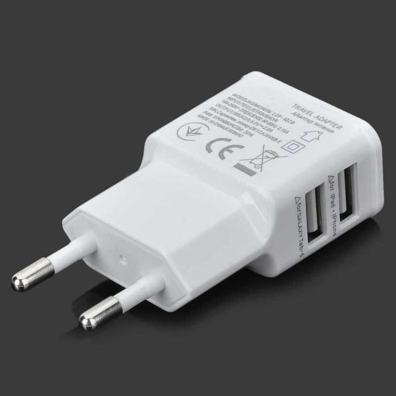 eds eds eu plug dual usb ac charging adapter charger for iphone full02 iya44zj4