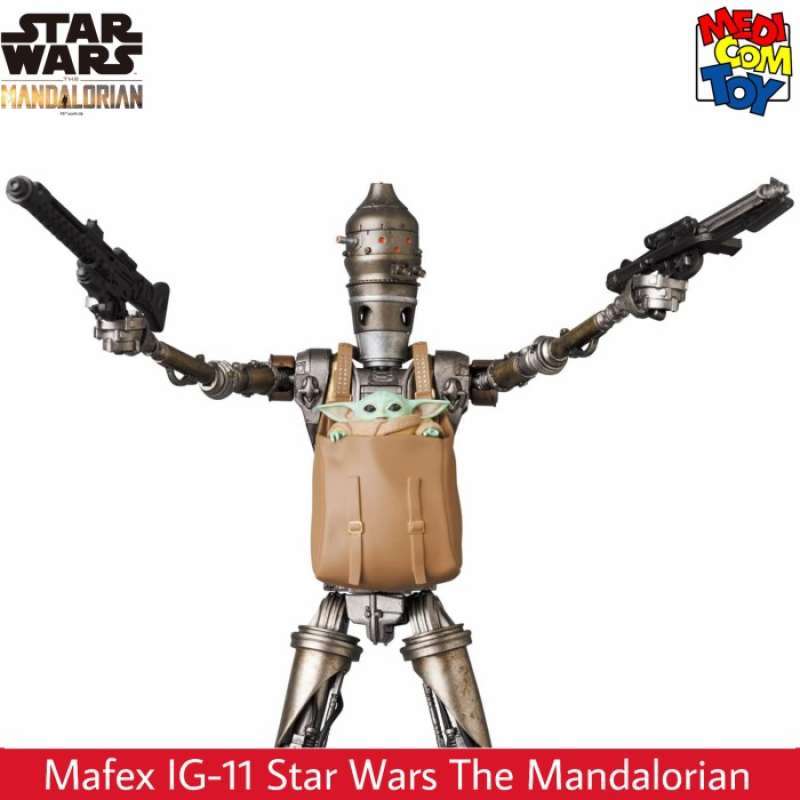 Promo Medicom Toy Mafex 158 Ig-11 Star Wars The Mandalorian Diskon