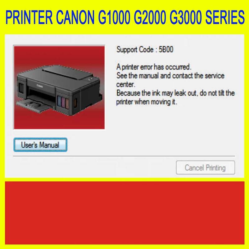 Jual Canon G1000 G2000 G3000 Resetter Printer St4905 V4905
