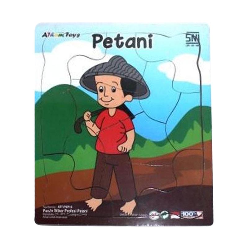 Jual Atham Toys Puzzle Stiker Profesi Petani Mainan Kayu Edukatif Terbaru Juni 2021 Blibli