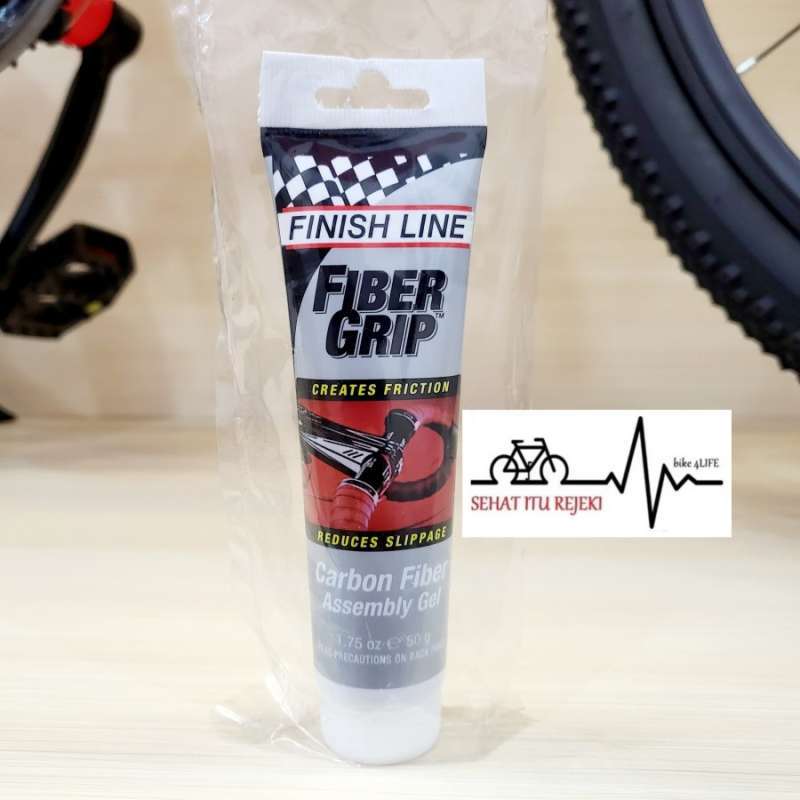 Finish line fiber grip carbon fiber bicycle store assembly gel