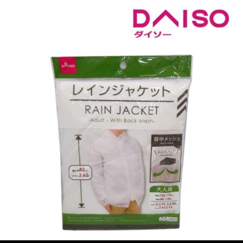 Raincoat daiso store