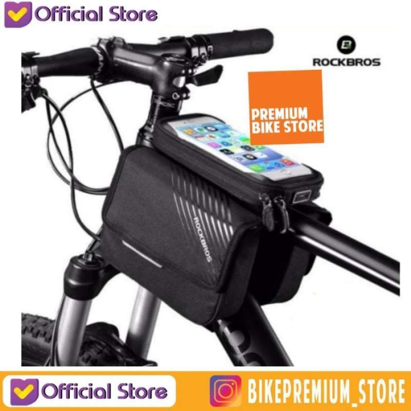 Jual Rockbros 030 60bk Bike Mtb Front Tube Frame Bag 6 Inch Tas Sepeda Di Seller Rumah Olahraga Cengkareng Timur Kota Jakarta Barat Blibli