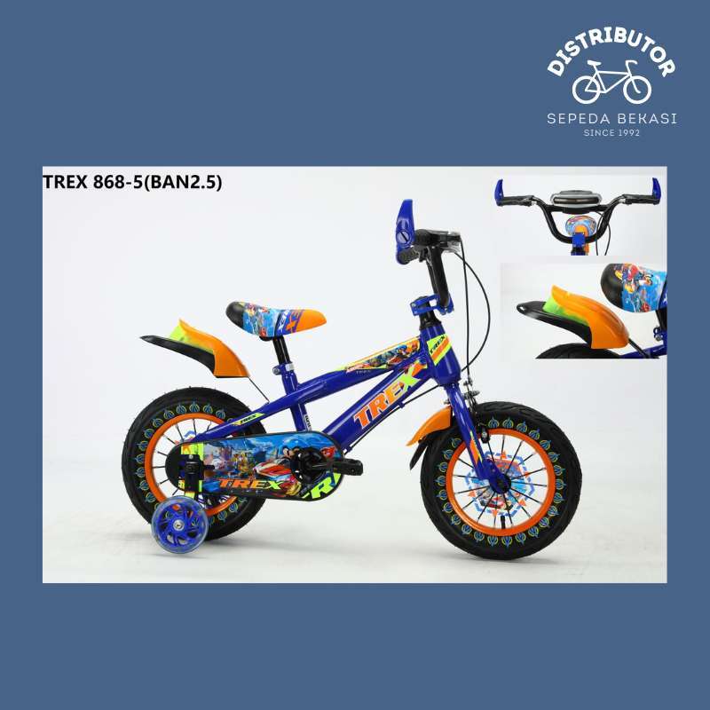 Jual Sepeda Anak Laki Bmx Trex Argos Uk 12 16 18 grab gojek cargo 14 Inch Oren Di Seller Distributor Sepeda Bekasi Kranji Kota Bekasi Blibli
