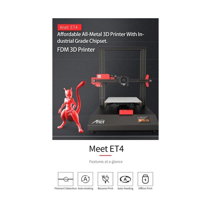 Jual Anet Et4 3d Printer Online Juli 2020 Blibli Com