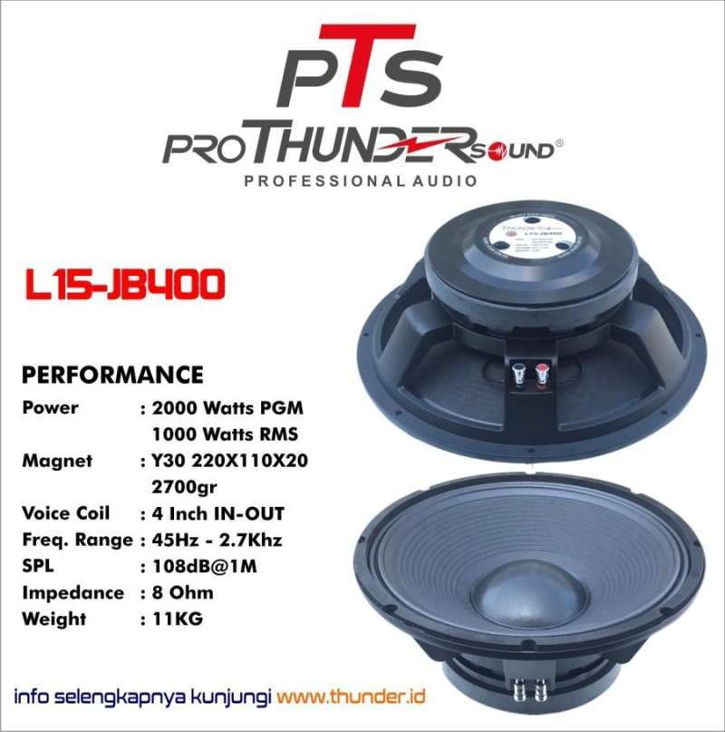 Speaker thunder 15 inch 2025