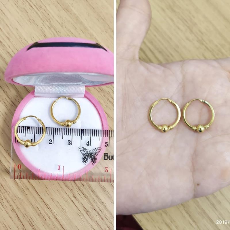 Jual Global Jewellery Kenip Pentol Lilit Gold S925 Cc008 Anting Wanita Perak Asli Online November 2020 Blibli