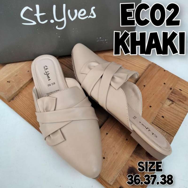 Jual Sandal Slop Mules Wanita Original St. Yves Brand Matahari