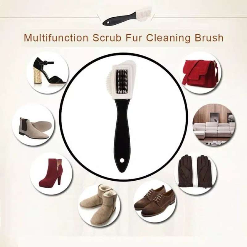 SIKAT SEPATU JAKET TAS KULIT 3 SISI SUEDE NUBUCK BRUSH