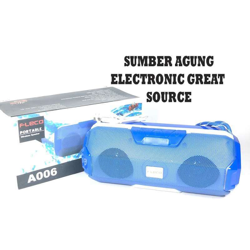 Jual Fleco A006 Portable Wireless Speaker Gaming Powerfull Bass