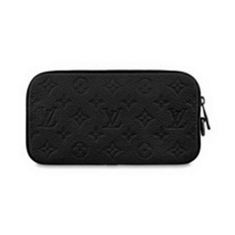 3zc3217] Auth Louis Vuitton Clutch Bag Monogram Taurillon Pochette