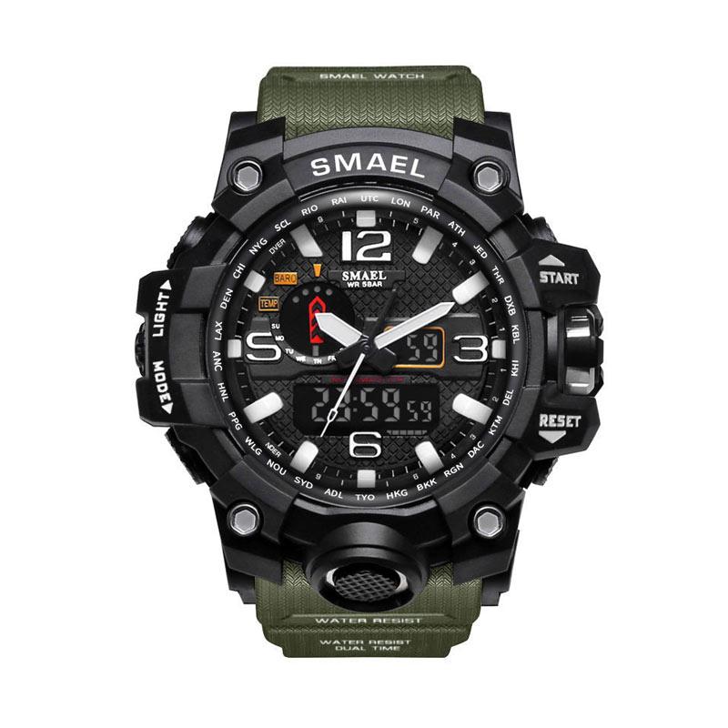 Jual Smael Sport Dual Time Jam Tangan Pria 1545 Original Online Oktober 2020 Blibli Com
