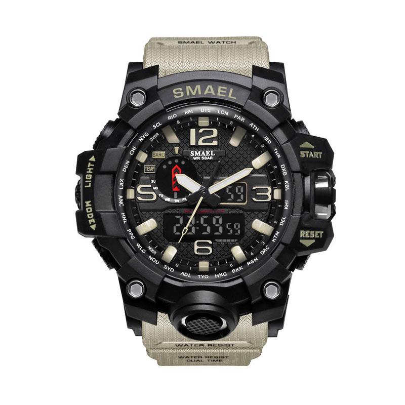 Jual Smael Sport Dual Time Jam Tangan Pria 1545 Original Online Oktober 2020 Blibli Com