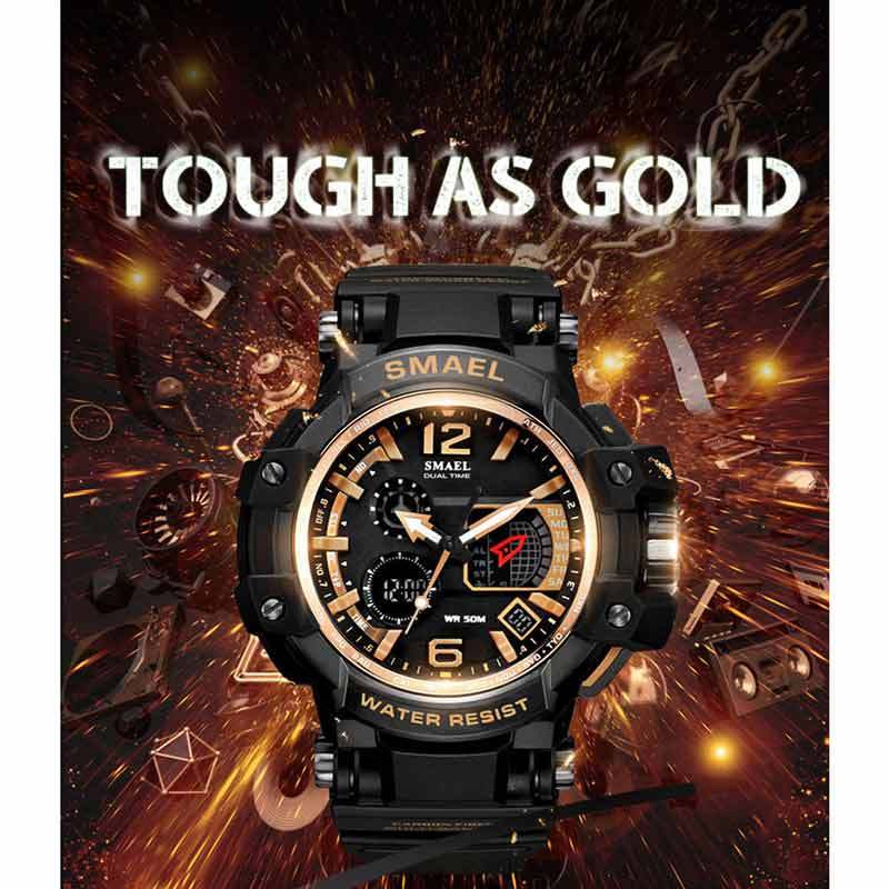 Jual Smael Sport Dual Time Jam Tangan Pria 1509 Original Online Desember 2020 Blibli