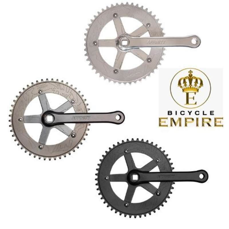 Affinity pro trackクランクセット 144mm 165mm BB AFFINITY クランク