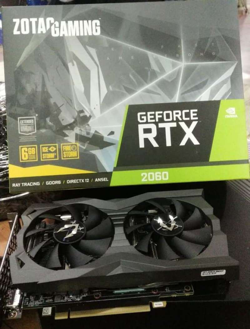 Jual Zotac Gaming Geforce Rtx 2060 6gb Ddr6 192 Bit Di Seller Tf Com Mangga Dua Square Lantai 1 Blok C No P008 Kota Jakarta Pusat Blibli
