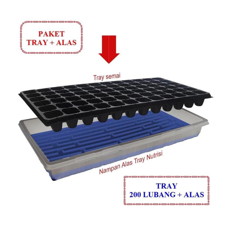 Jual Oem Bakulku Tray Semai Alas Nutrisi Hidroponik 50 Lubang 5 Pcs Murah Maret 2020 Blibli Com