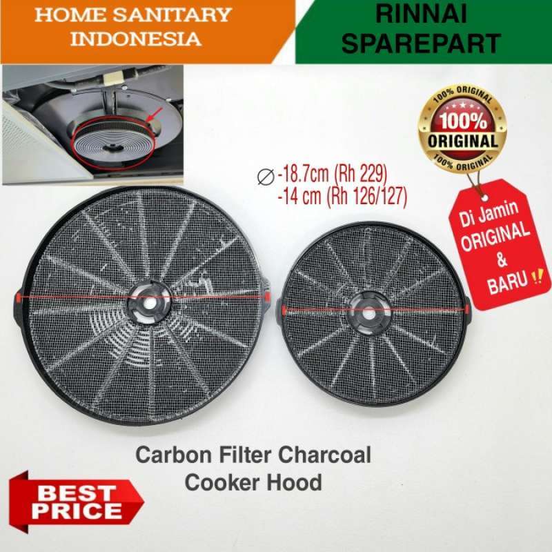 carbon filter cooker hood rinnai