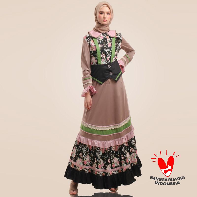 Jual Esme Fashion E 070204 Rose Bloem Dress Muslimah Wanita Murah Mei 2021 Blibli