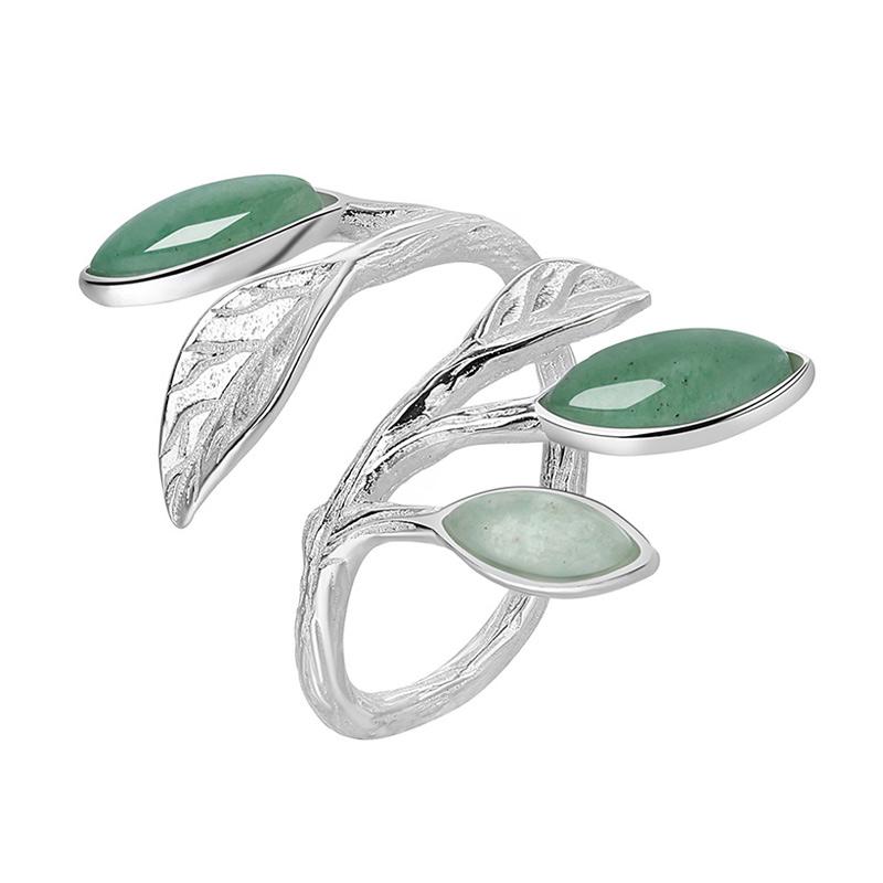 Jual Seri Seri Ssd0063 Jade Leaf Sterling Silver Jewelry 925 Cincin Wanita Online Oktober 2020 Blibli Com