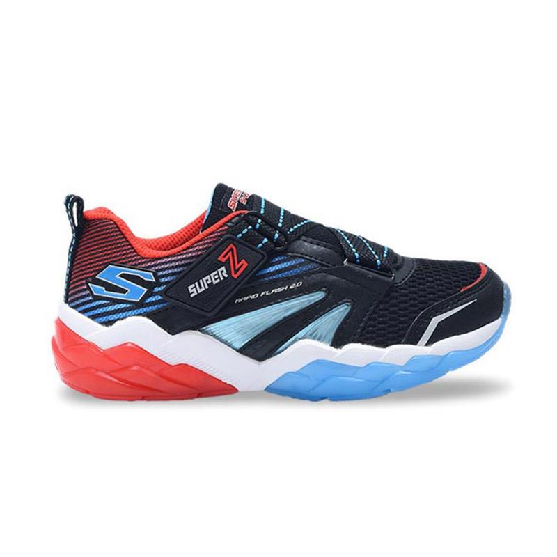 Jual Skechers S Lights Rapid Flash 2.0 Soluxe Boy s Sneaker