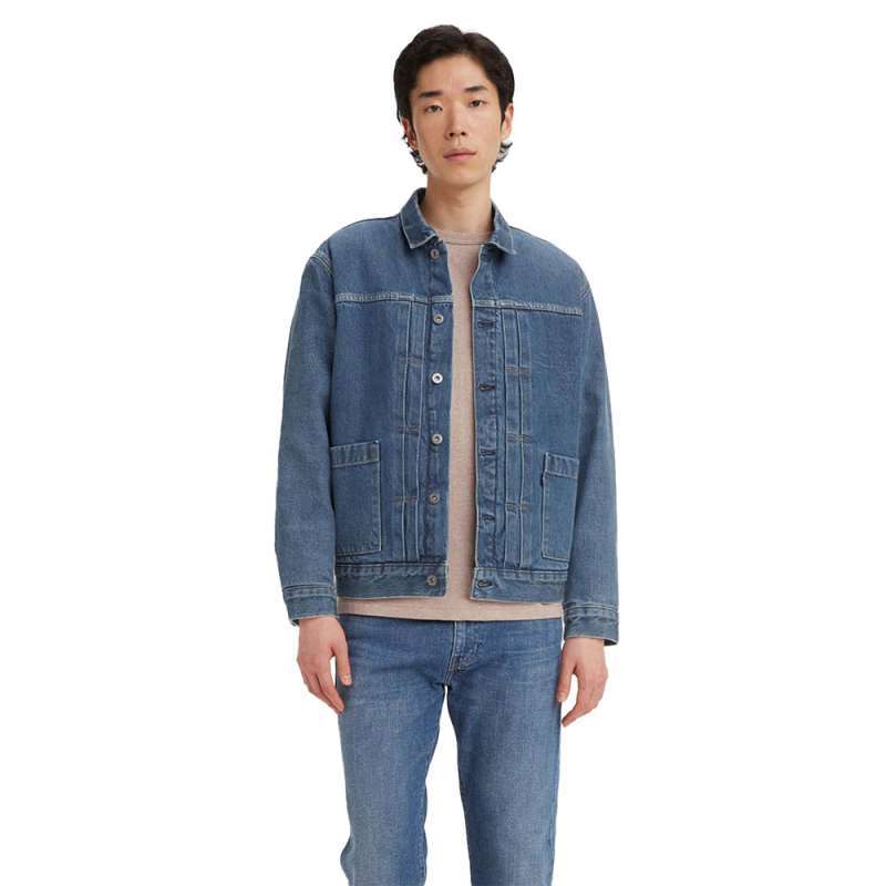 Jaket deals trucker levis