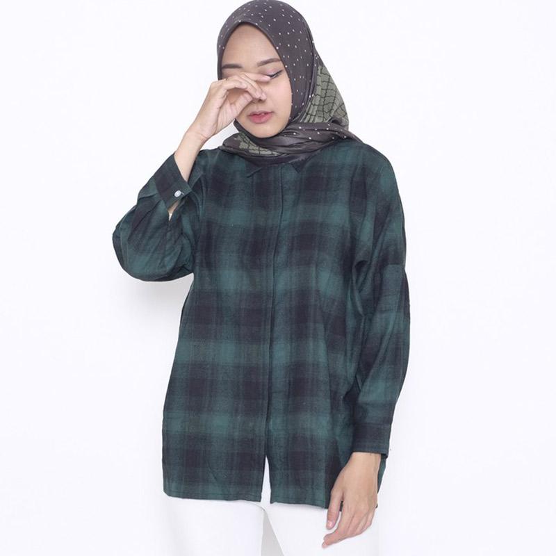 Jual Sevenseas 004 Square Kotak Kotak Casual Premium Kemeja Wanita Online Februari 2021 Blibli