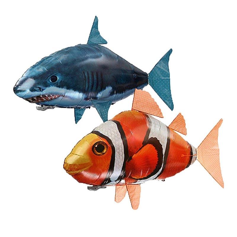 Jual H Ikea Air Balloon Swimming Fish Remote Control Blue Online September 2020 Blibli Com
