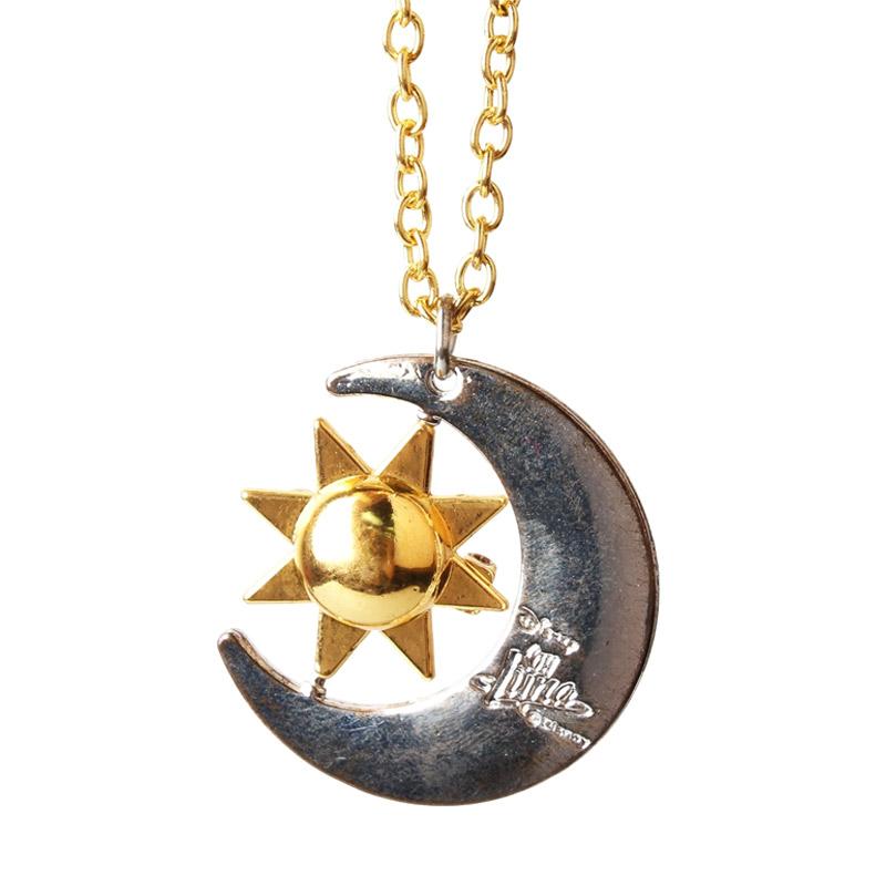 Soy luna necklace moon and sun clearance