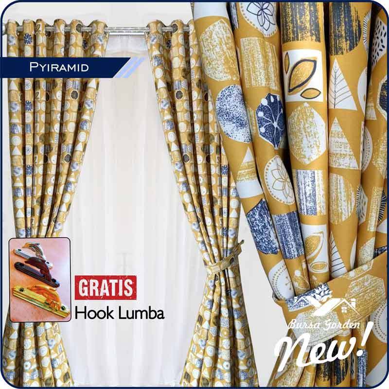 Jual Bursa Gorden Motif Pyiramid Gorden Jendela Minimalis Online November 2020 Blibli Com